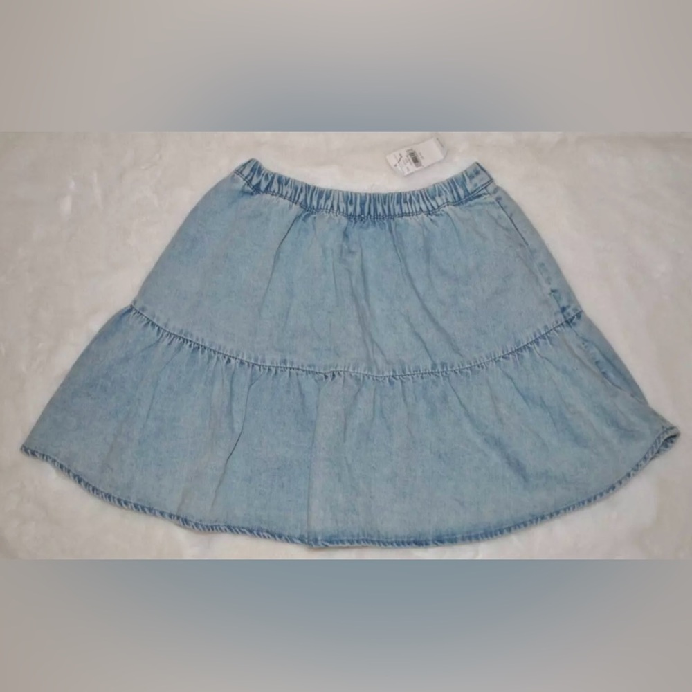 AMERICAN EAGLE Denim Skater Mini Skirt size XS NWT $34.95